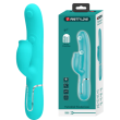Pretty Love Gigi - 3in1 Multi-function Thumping Licking Rabbit Vibrator Seafoam